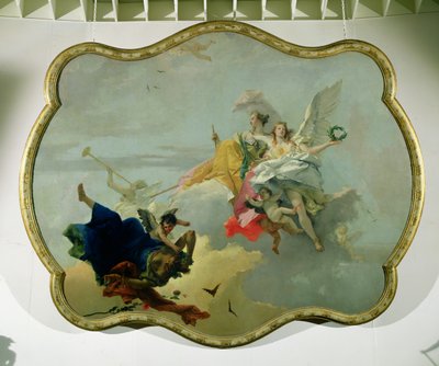 Triumph der Tugend und des Adels von Giovanni Battista Tiepolo